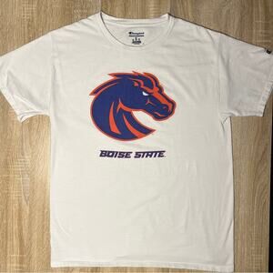 Boise State University Broncos Vintage White Mens TShirt Medium
